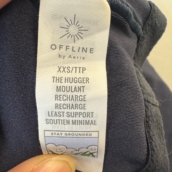 OFFLINE by Aerie Real Me Racerback Longline Sports Bra Fresh Bright 2XS NWT - Picture 7 of 8